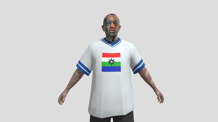 Amir Tataloo 3D Model By Mohammad Rajabloo 3D Model