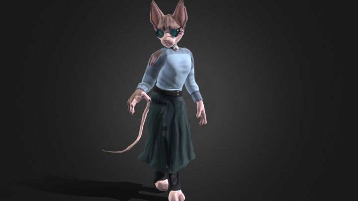 Boone Posed Render 3D Model