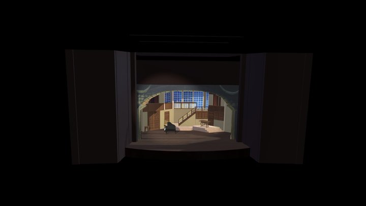 Сивильский цирюльник 3D Model