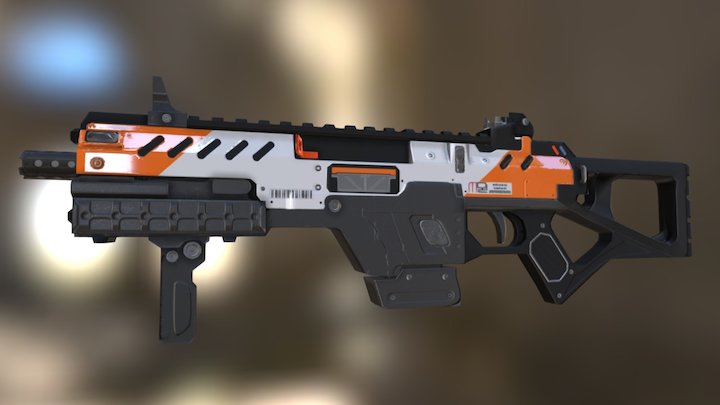 Car SMG from titanfall 2 3D Model