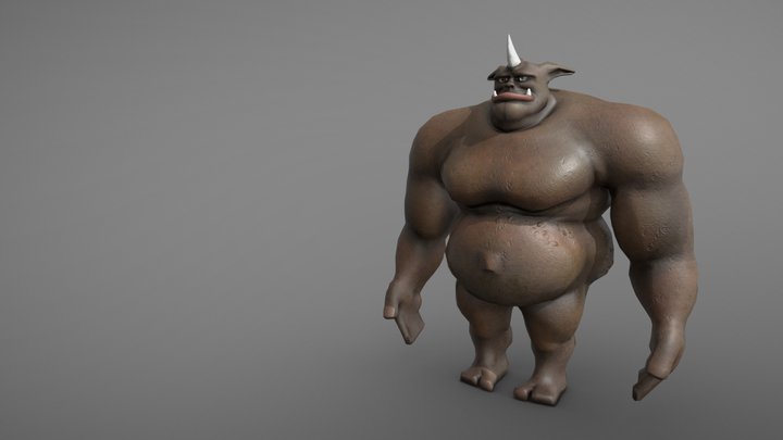 Dolf the Giant (Naked) 3D Model