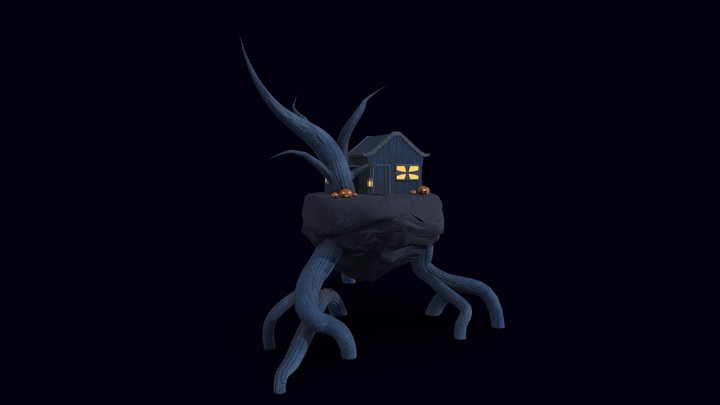 Witch's Treehouse 3D Model