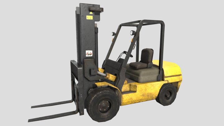 Forklift-truck 3D models - Sketchfab