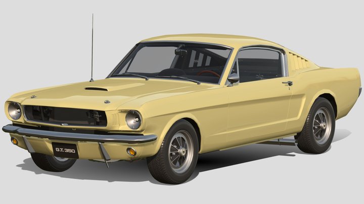 1965 Shelby GT350 3D Model