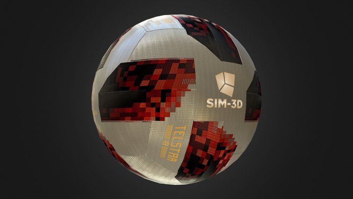 Ball Telstar 18 - World Cup 3D Model