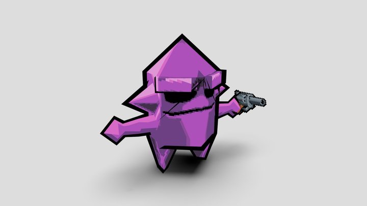 Nuclear Throne - Crystal 3D Model