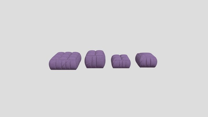 Pouffes 3D Model