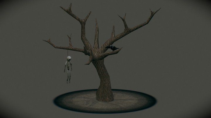 Tree (PS1/PSX Style) – Modello 3D gratuito STL