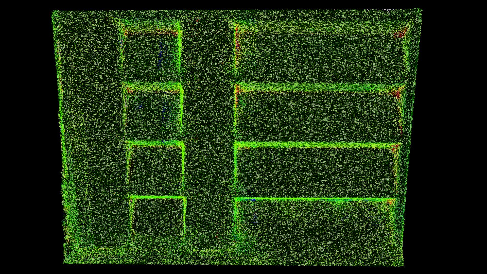 Stairs - M3C2 distances - EveryPoint