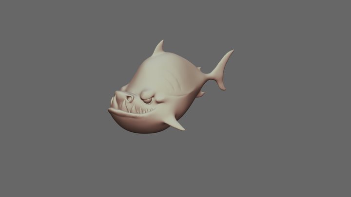 Shark Sculpt 3D Model