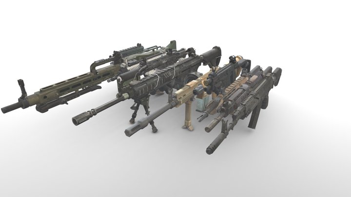 Call of Duty: Ghost - Weapons – Modelo 3D gratuito STL