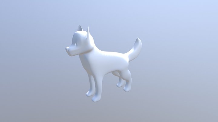 Huskey 3D Model