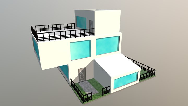 Modern House Model 3D Model