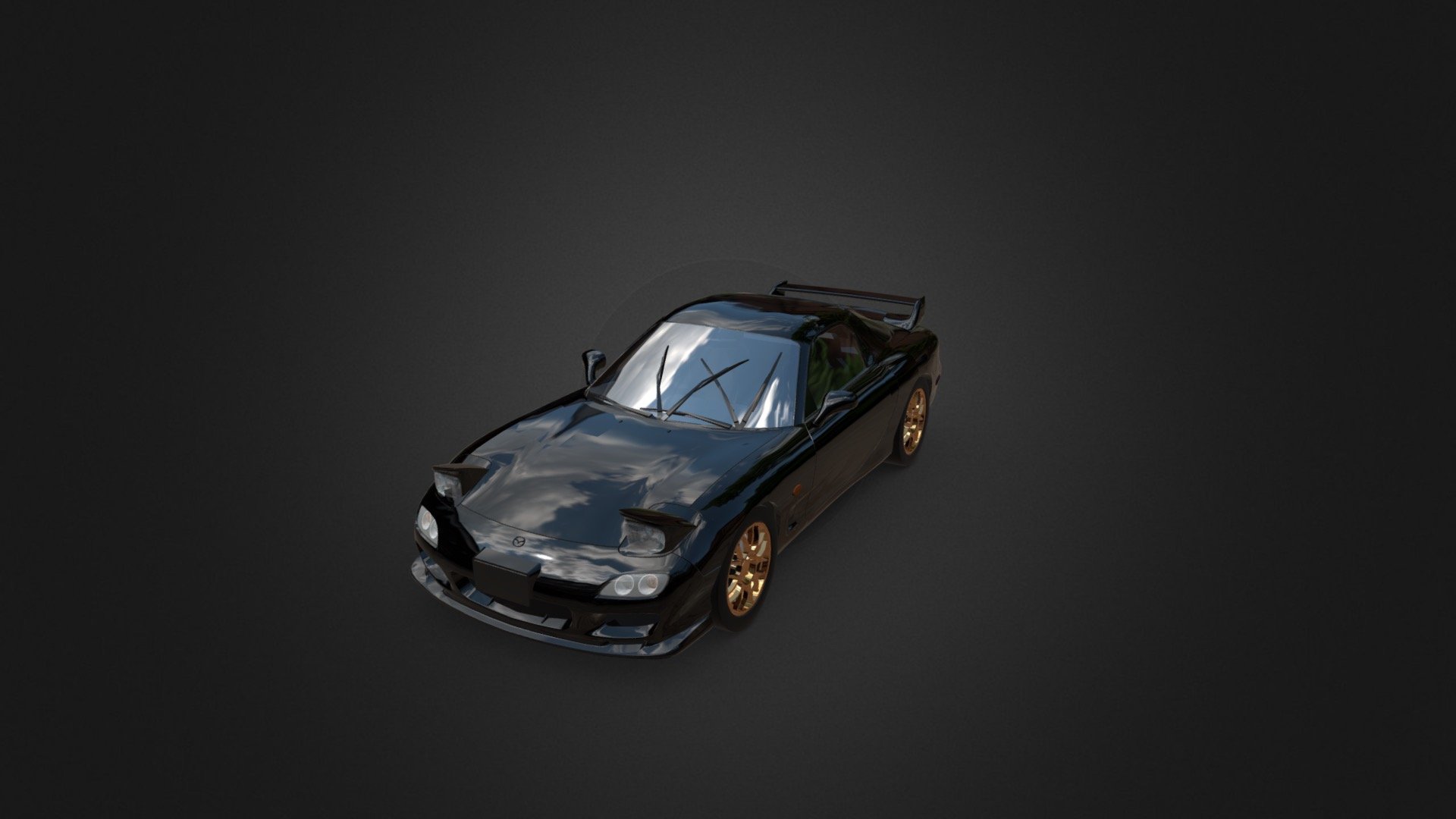 RX-7 FC BN SPORTS Full Body Kit 3D Model $18 Free3D, 42% OFF