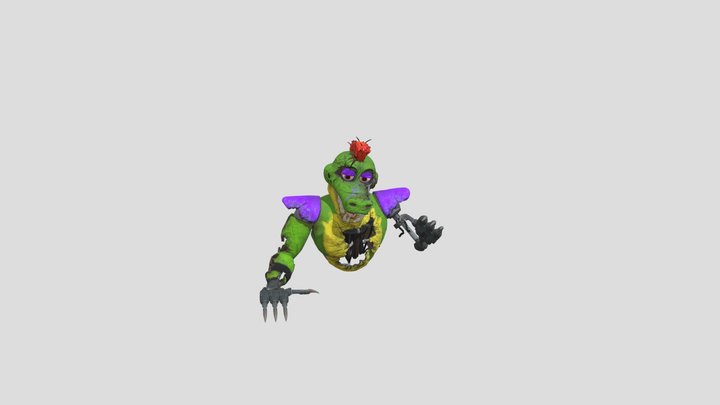 Shattered Monty 3D Model