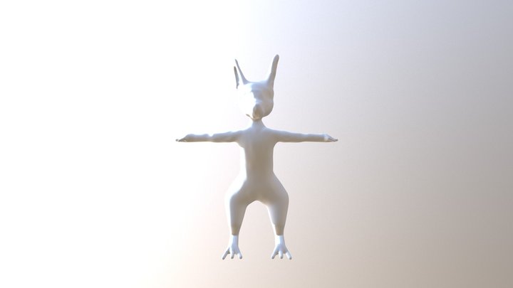 Reptile child 3D Model
