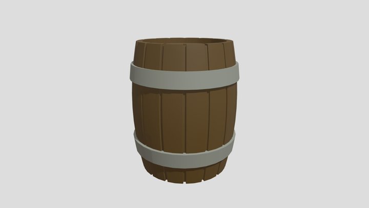 Barrel 3D Model