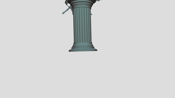 Statue on Collum 3D Model