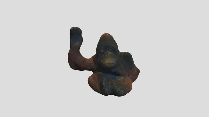 Orangutan Toy 3D Model