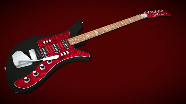 Aelita Sovet Electric Guitar 3D Model