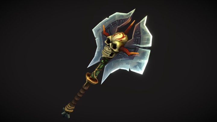 WoW: High Warlords Battle Axe (Fanart) 3D Model