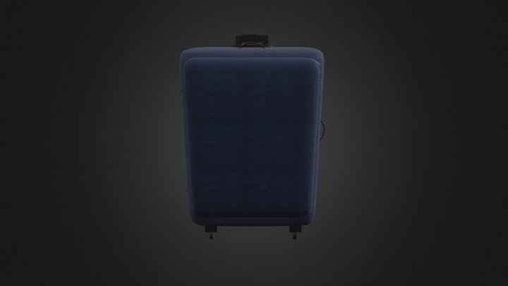 Travel Bag_Blue 3D Model