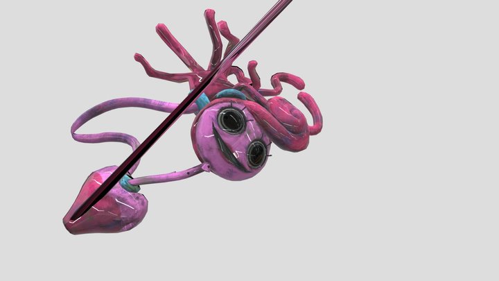 animated-poppy-playtime-scary-mommy-death 3D Model