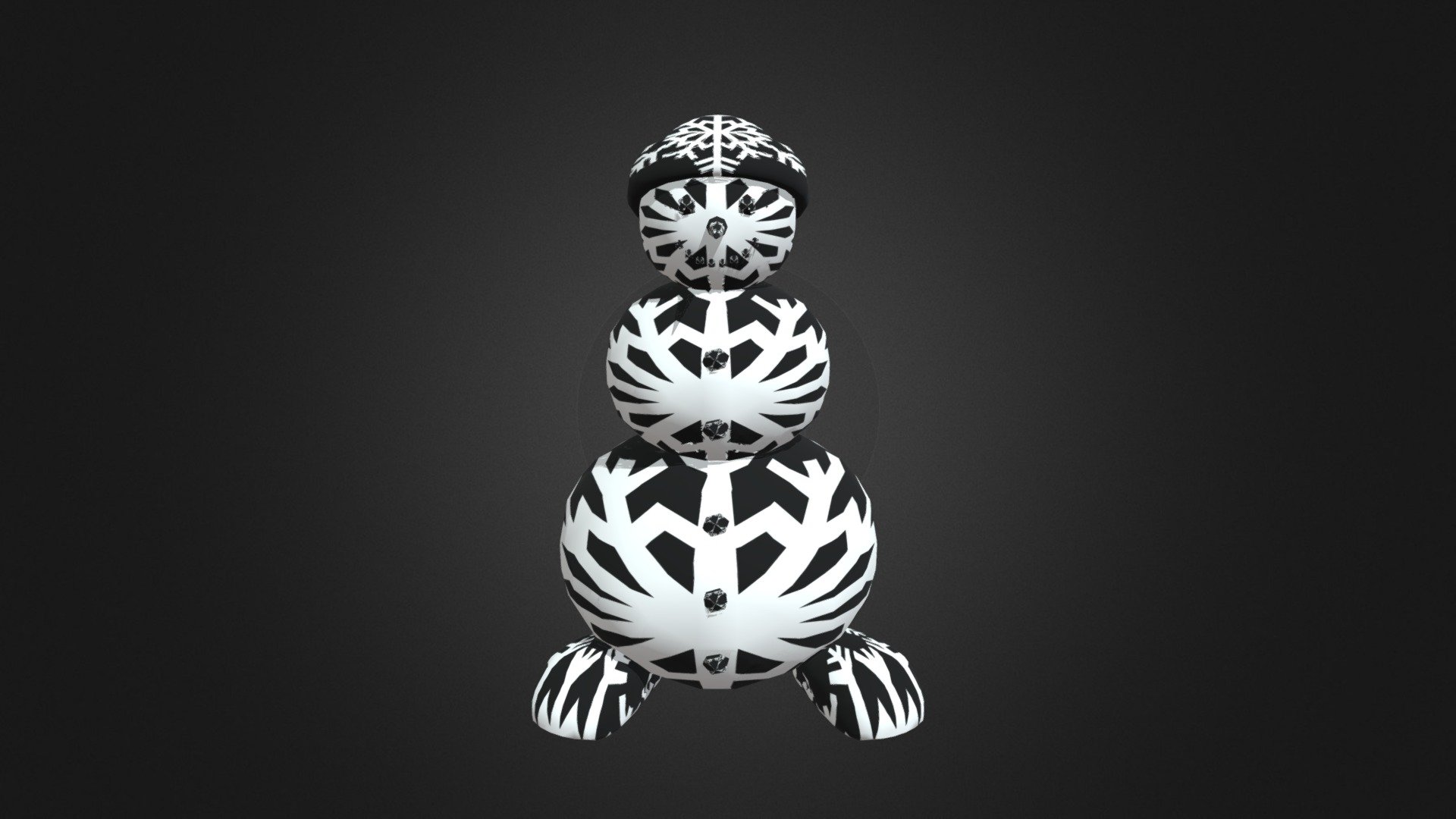 Snowman — Sketchfab embed 3D viewer