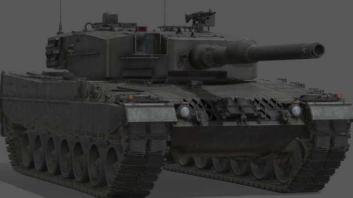 Leopard2A4 3D Model