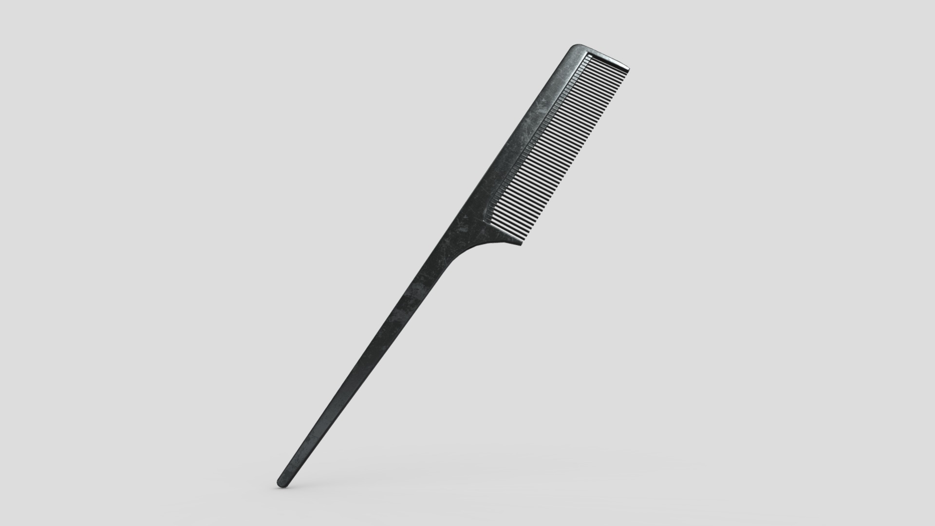 3D model Pin Tail Comb 2 - This is a 3D model of the Pin Tail Comb 2. The 3D model is about shape.