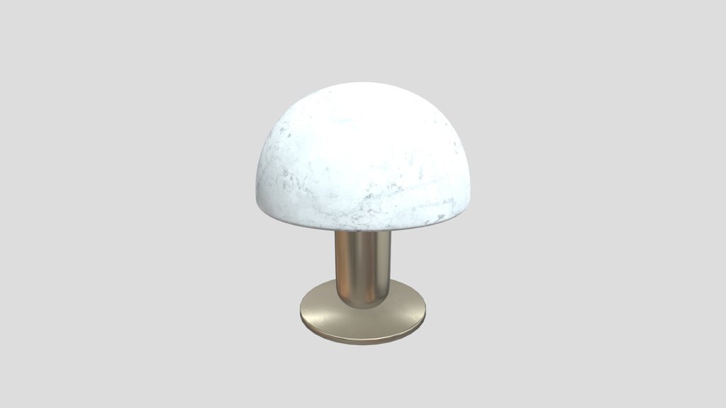 Table Lamp Marble Dome Modern