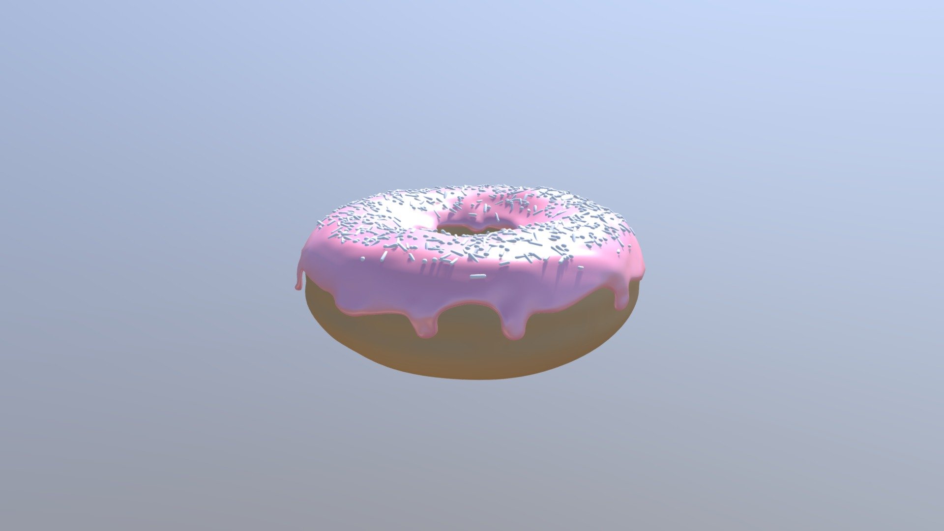 blender donut model icing cuts problem