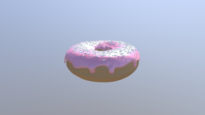 Blender Guru Donut 3D Model
