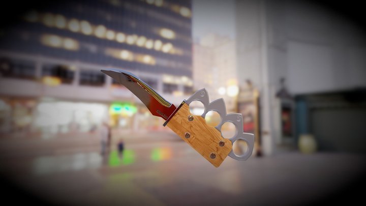 Knife Model 3D Model