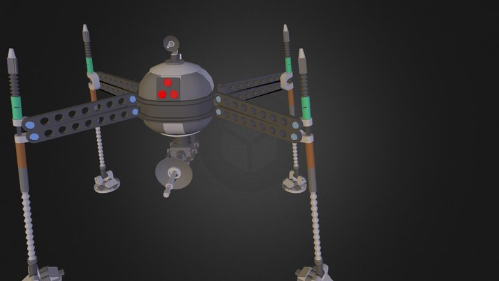 Homing Spider Droid 3D Model