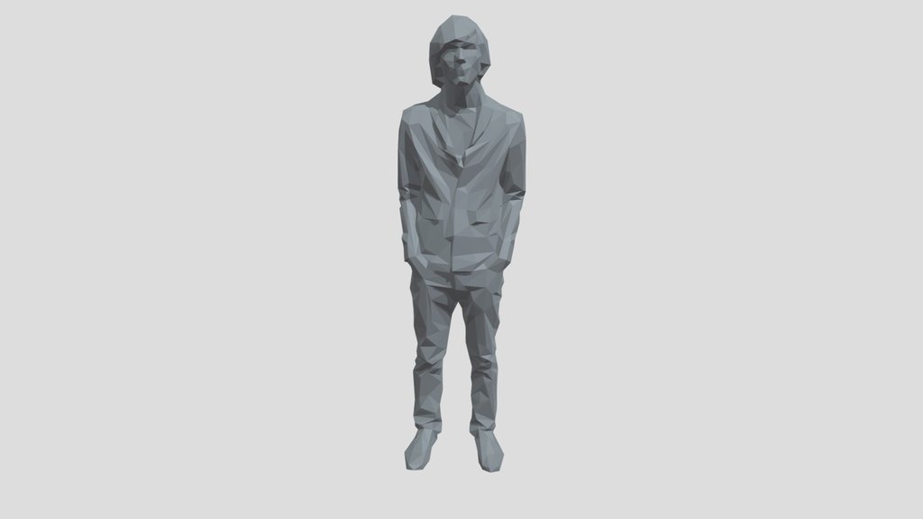 Lowpoly Male Standing