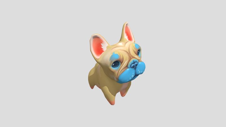 French Bulldog 3D Model