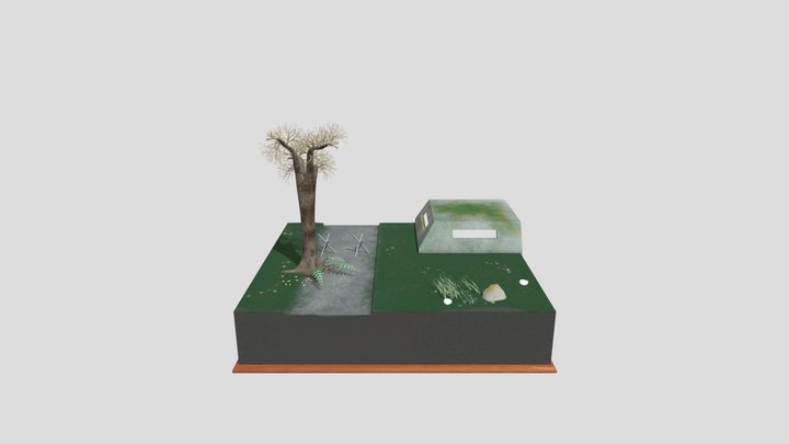 Completed Diorama 3D Model