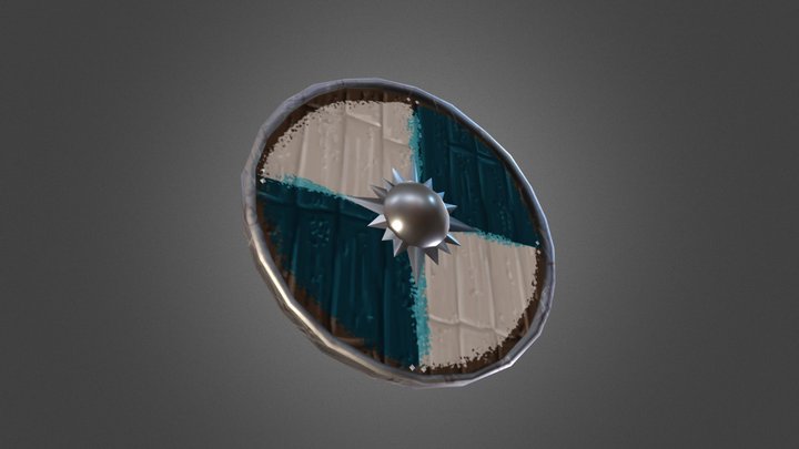 WIP viking shield 3D Model