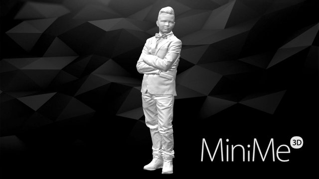 Boy with a bow tie from PhotoFest 3D Model