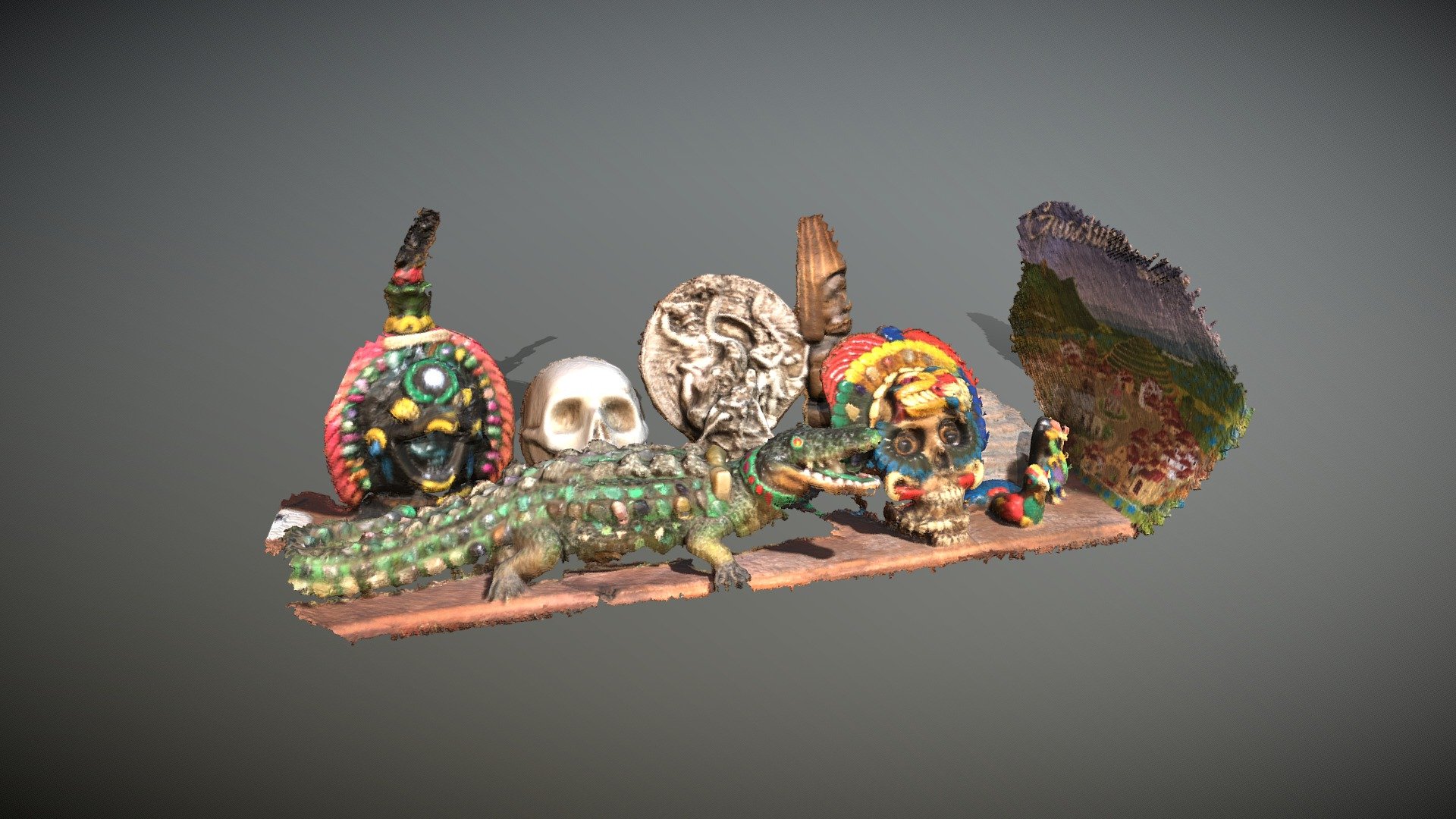 Sculptures from Guachimontones gift shop