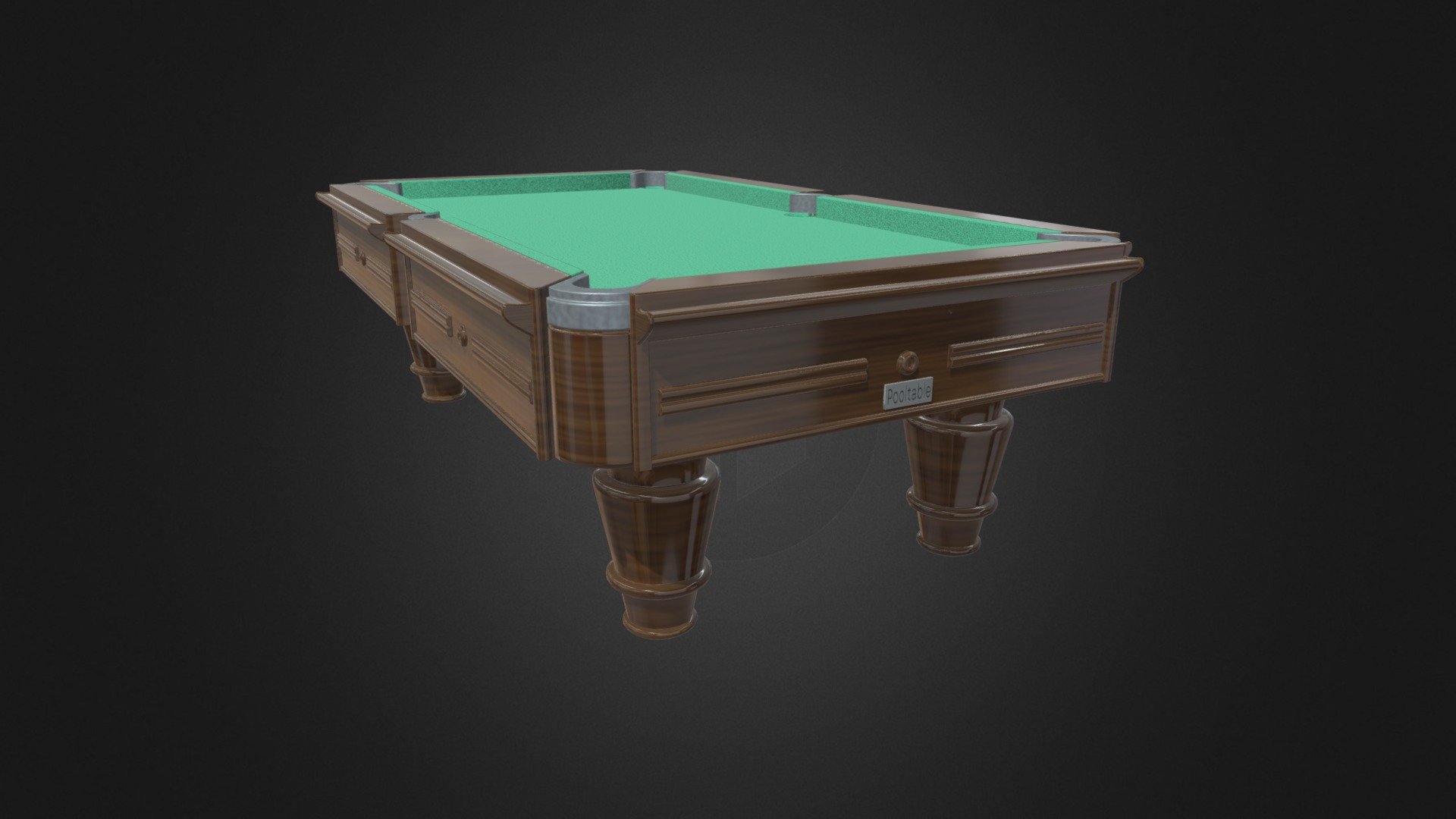 Pooltable - Download Free 3D model by bluemod [eeb2a00] - Sketchfab