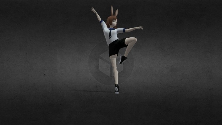 美女2 3D Model