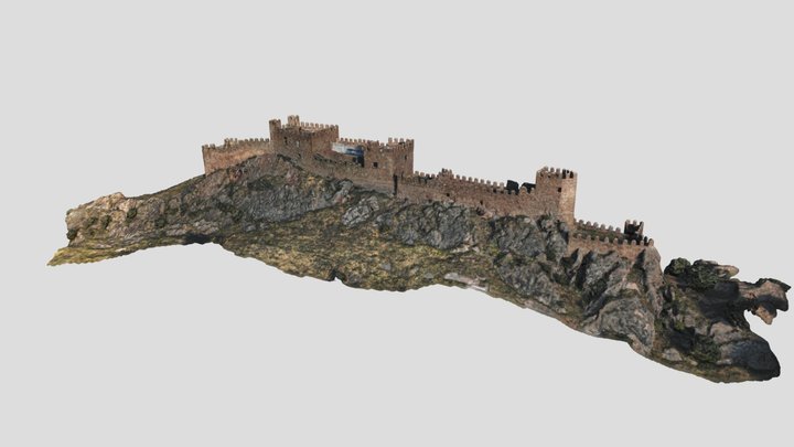 Model 3D Castillo Riba de Santiuste 3D Model