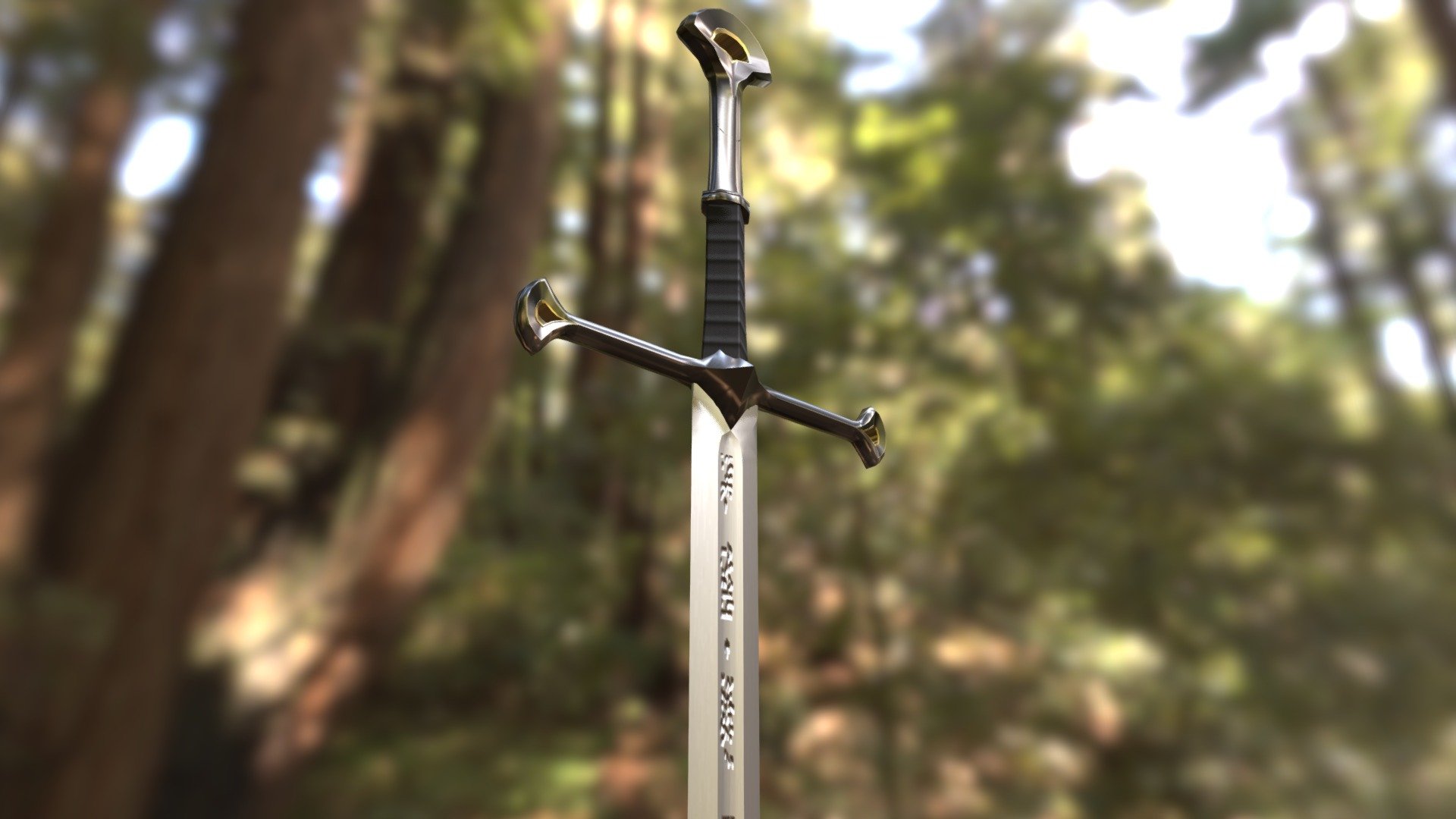 Anduril - 3D model by brundolf [eeb486c] - Sketchfab