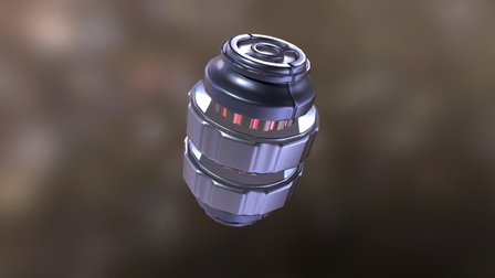 Explosive Mine 3D Model