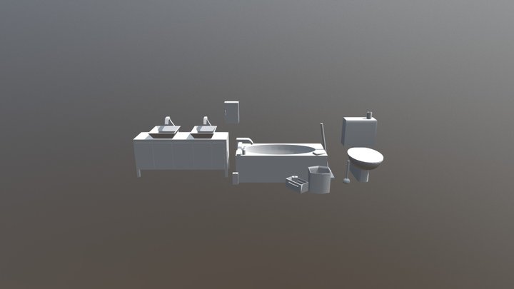 Batroomset 3D Model