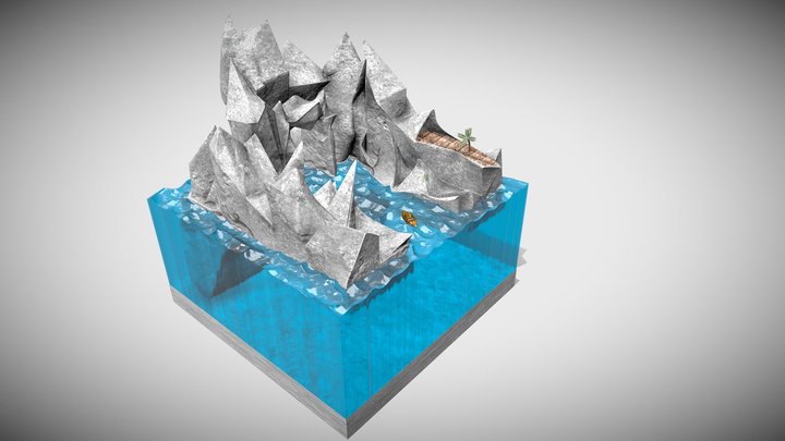 Wonder Island 3D Model