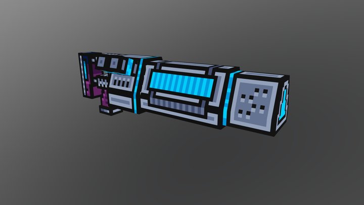 (pixel gun) Ultimatum 3D Model