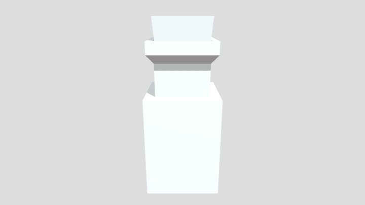 Glass bottle for potions 3D Model
